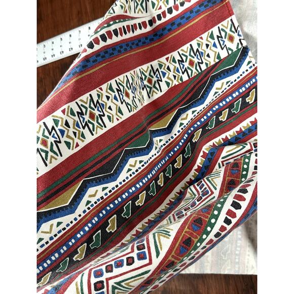 Bentley Arbuckle Wrap Skirt Southwest Aztec Pattern Vintage 90s OSFA Adjustable - Picture 3 of 4
